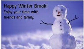 Winter Break December 22 – January 2