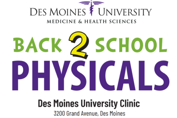 Free back to School Physicals in July!